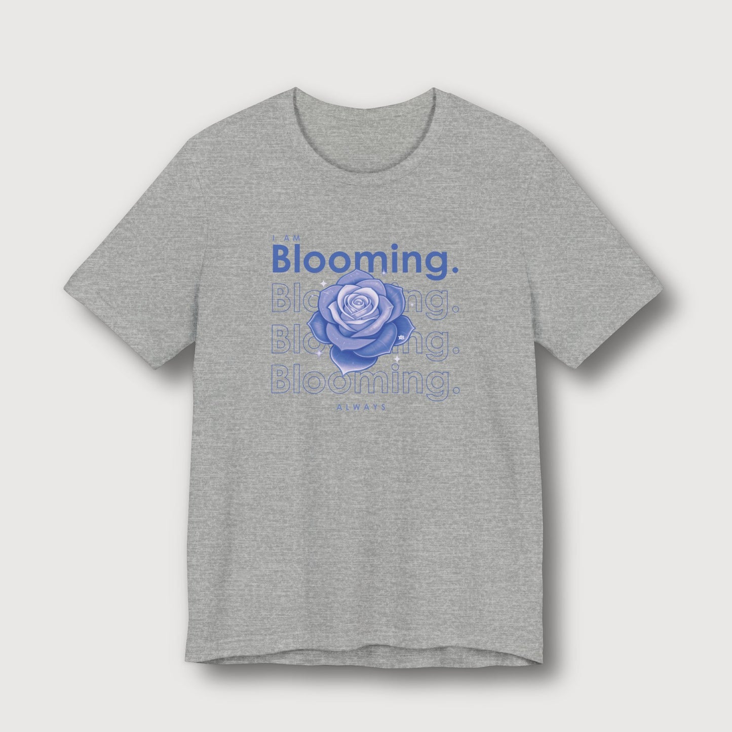 I am Blooming - Lavender Blue Flower