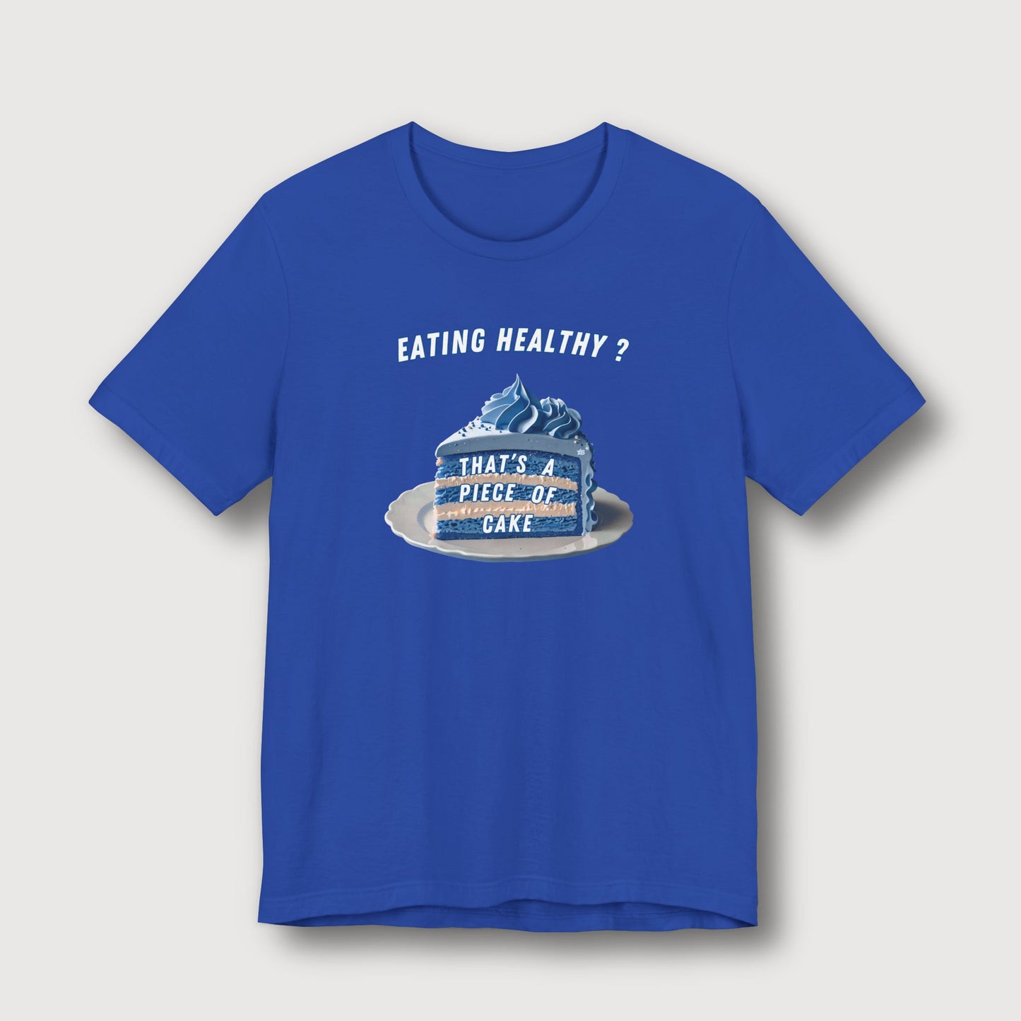 Eating Healthy? - Blue Cake