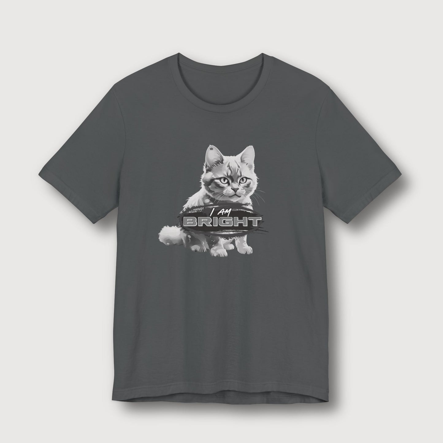 I am Bright - Gray Cat