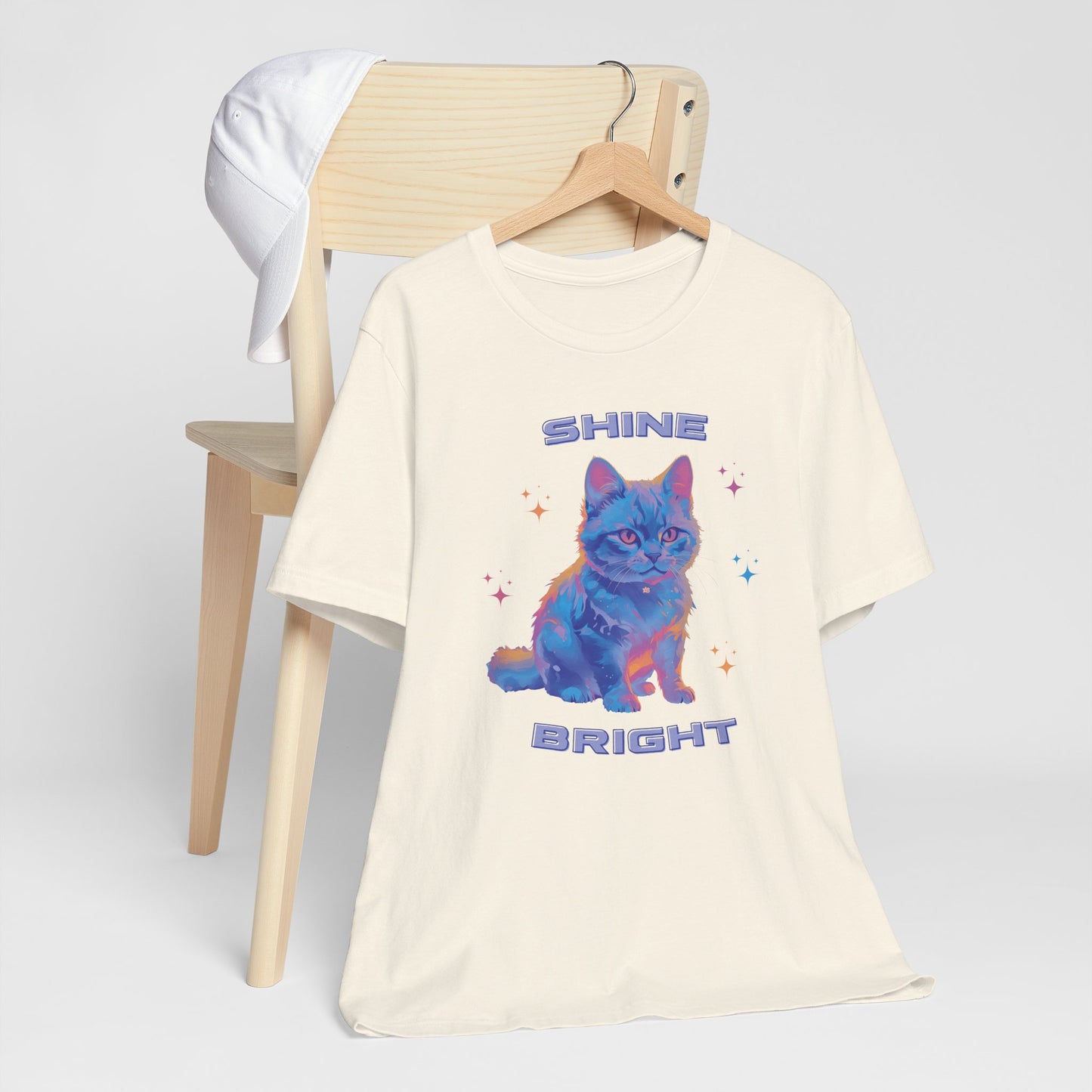 Shine Bright - Light Blue Cat