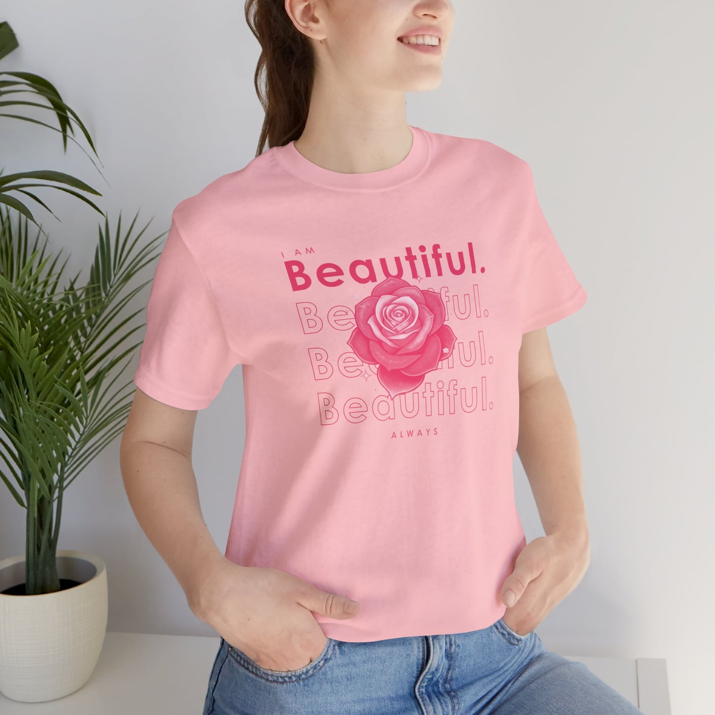 I am Beautiful - Pink Flower