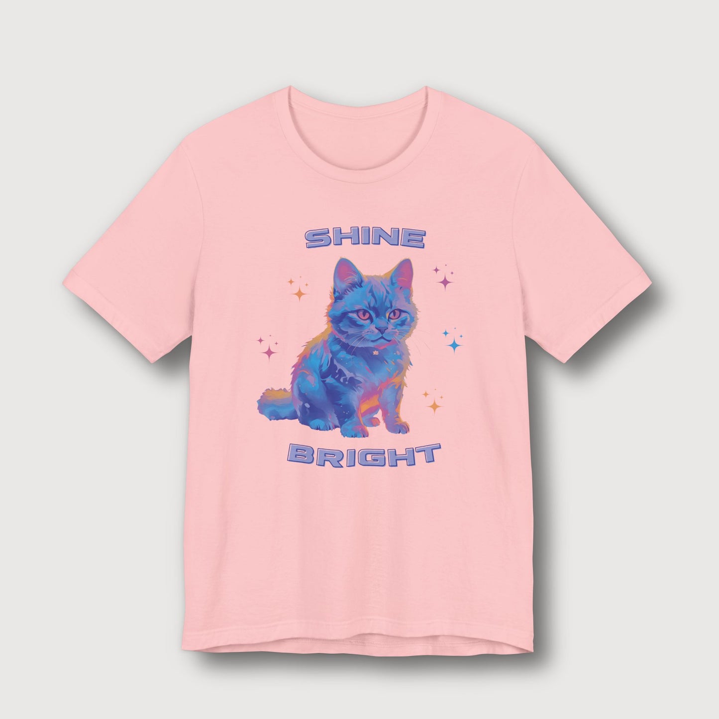 Shine Bright - Light Blue Cat