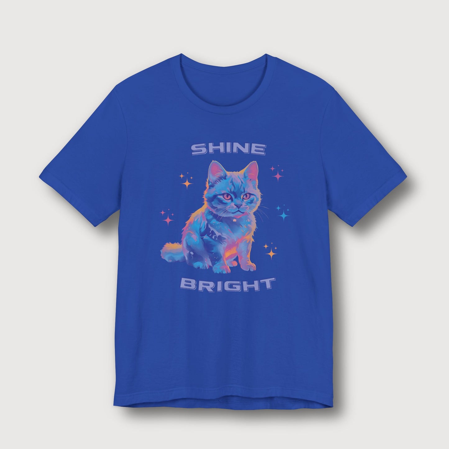 Shine Bright - Light Blue Cat