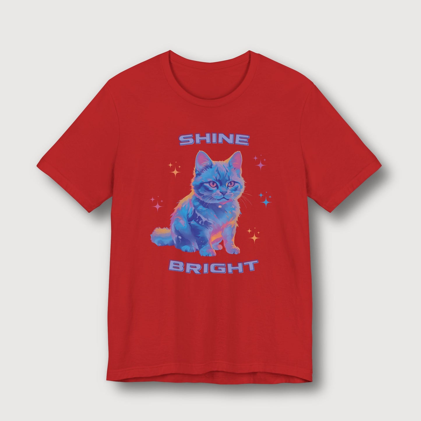 Shine Bright - Light Blue Cat