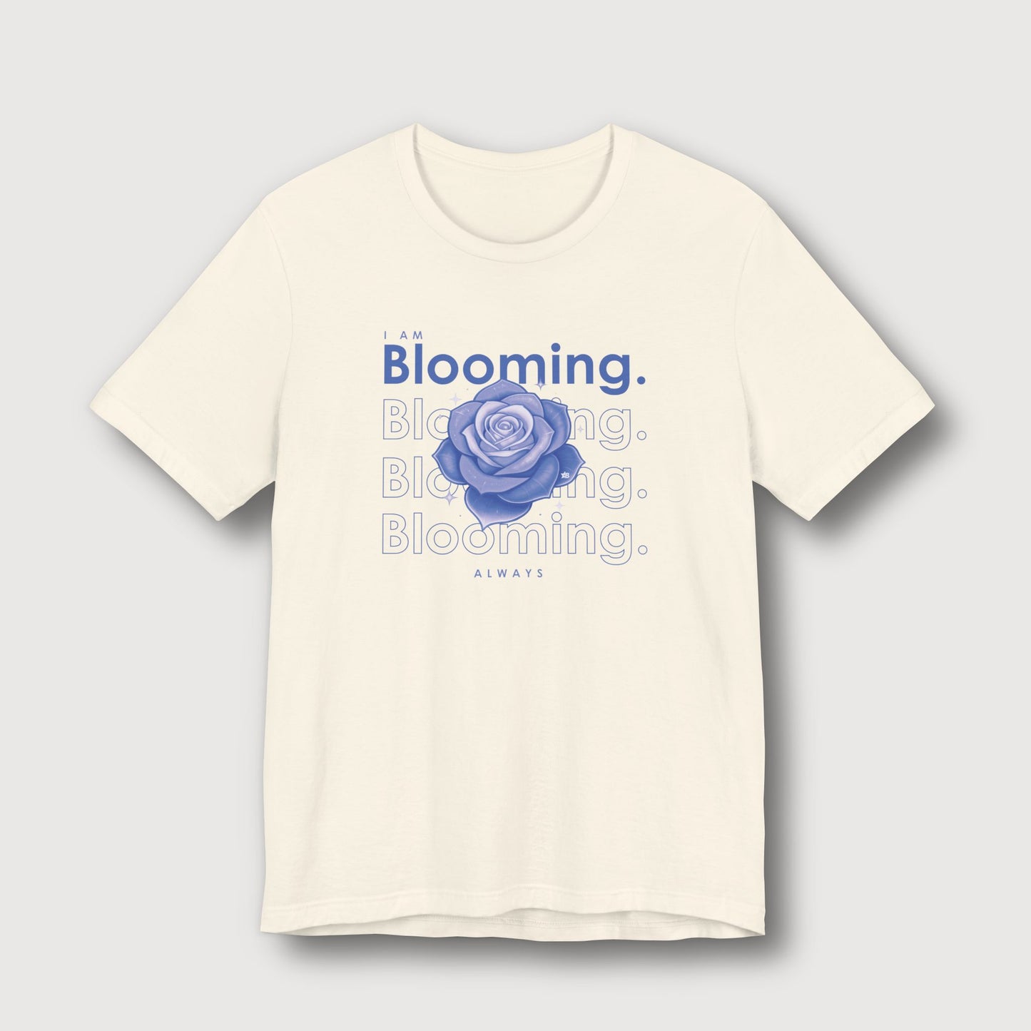 I am Blooming - Lavender Blue Flower