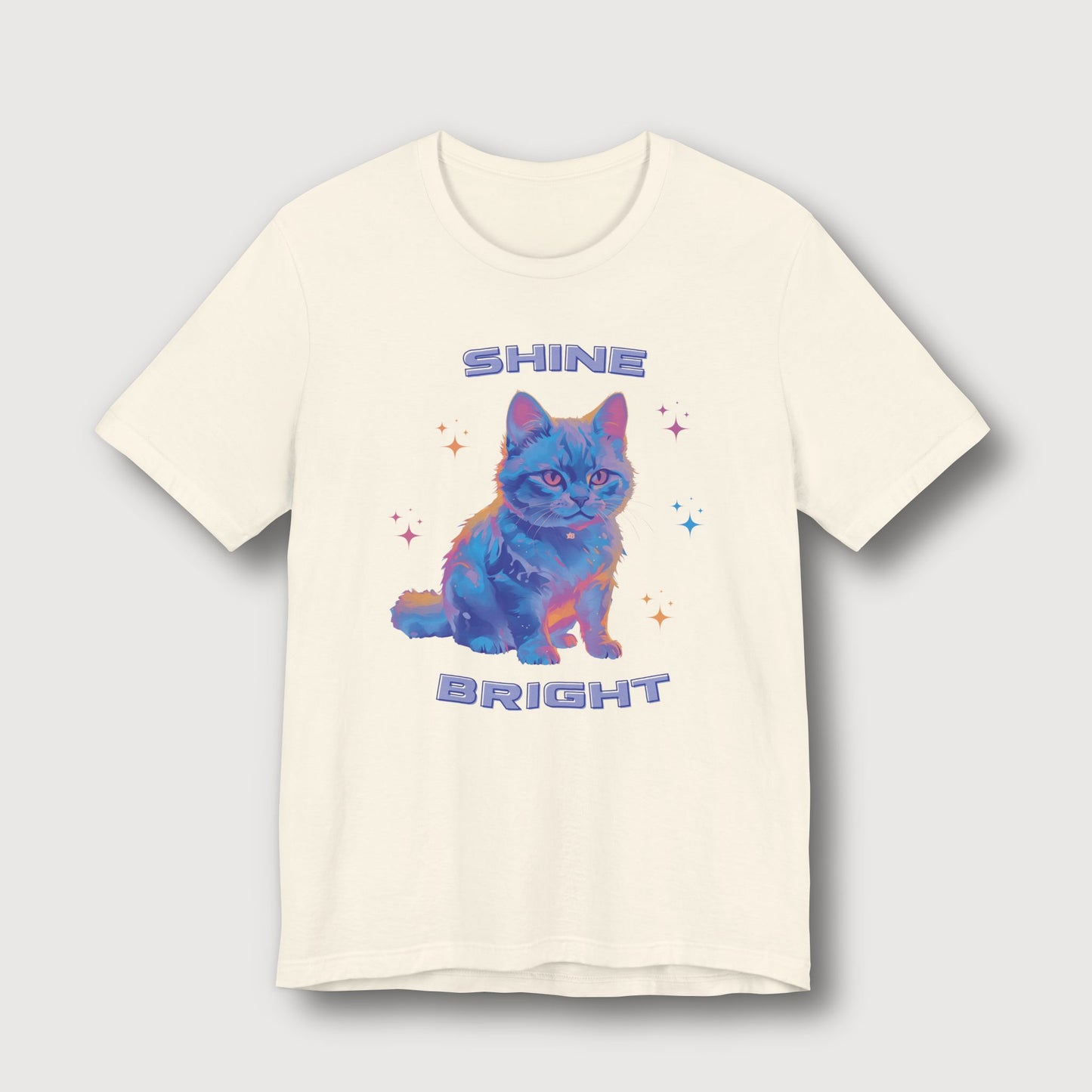 Shine Bright - Light Blue Cat