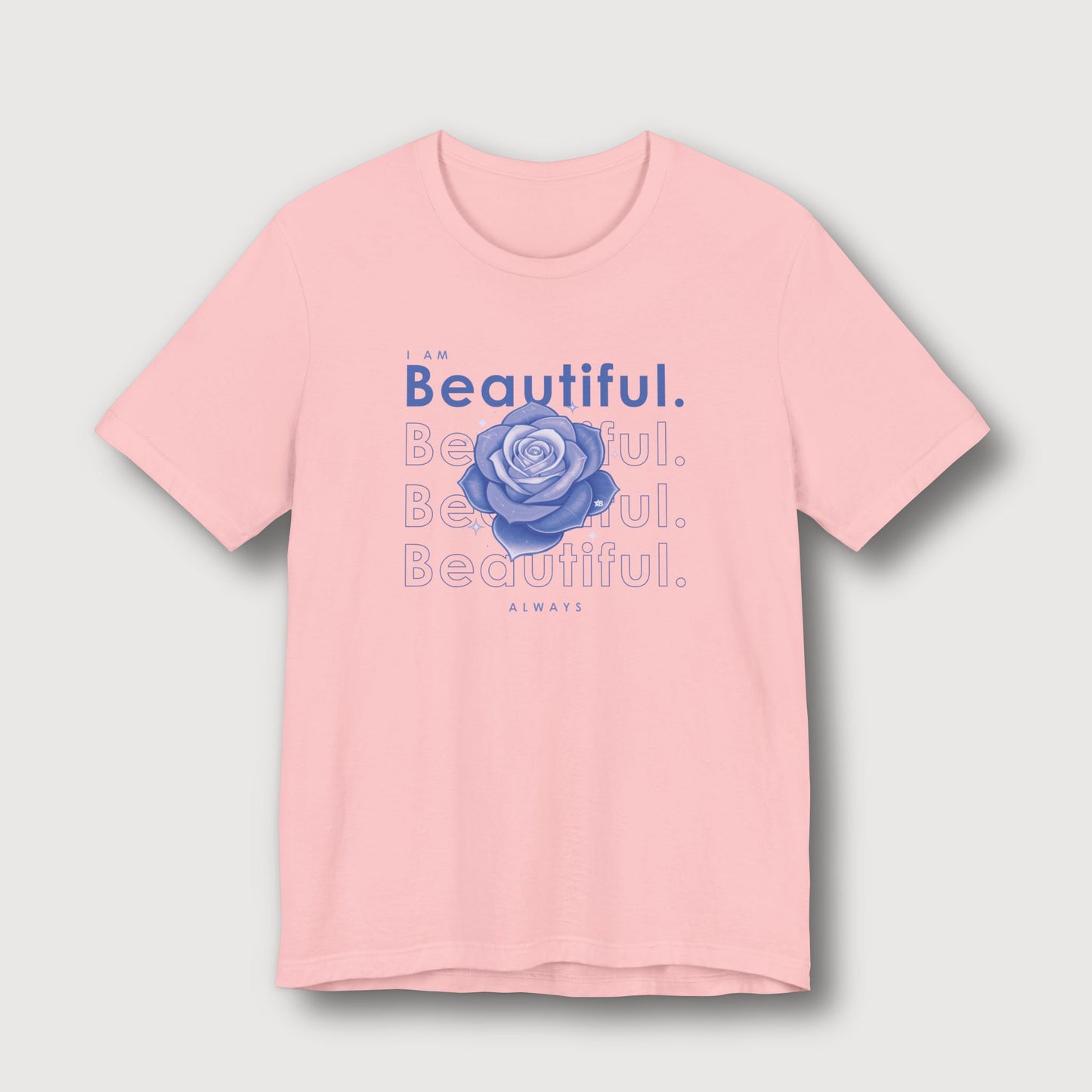 I am Beautiful - Lavender Blue Flower