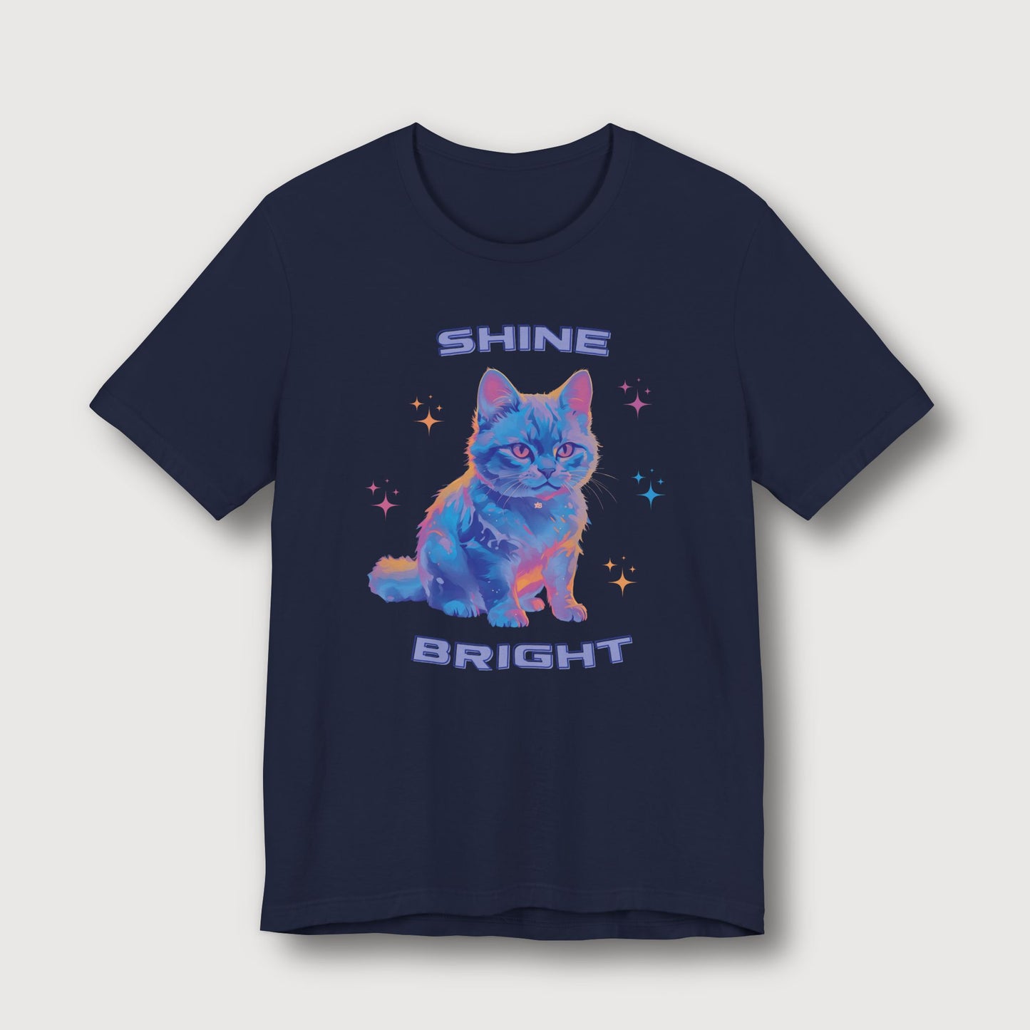 Shine Bright - Light Blue Cat