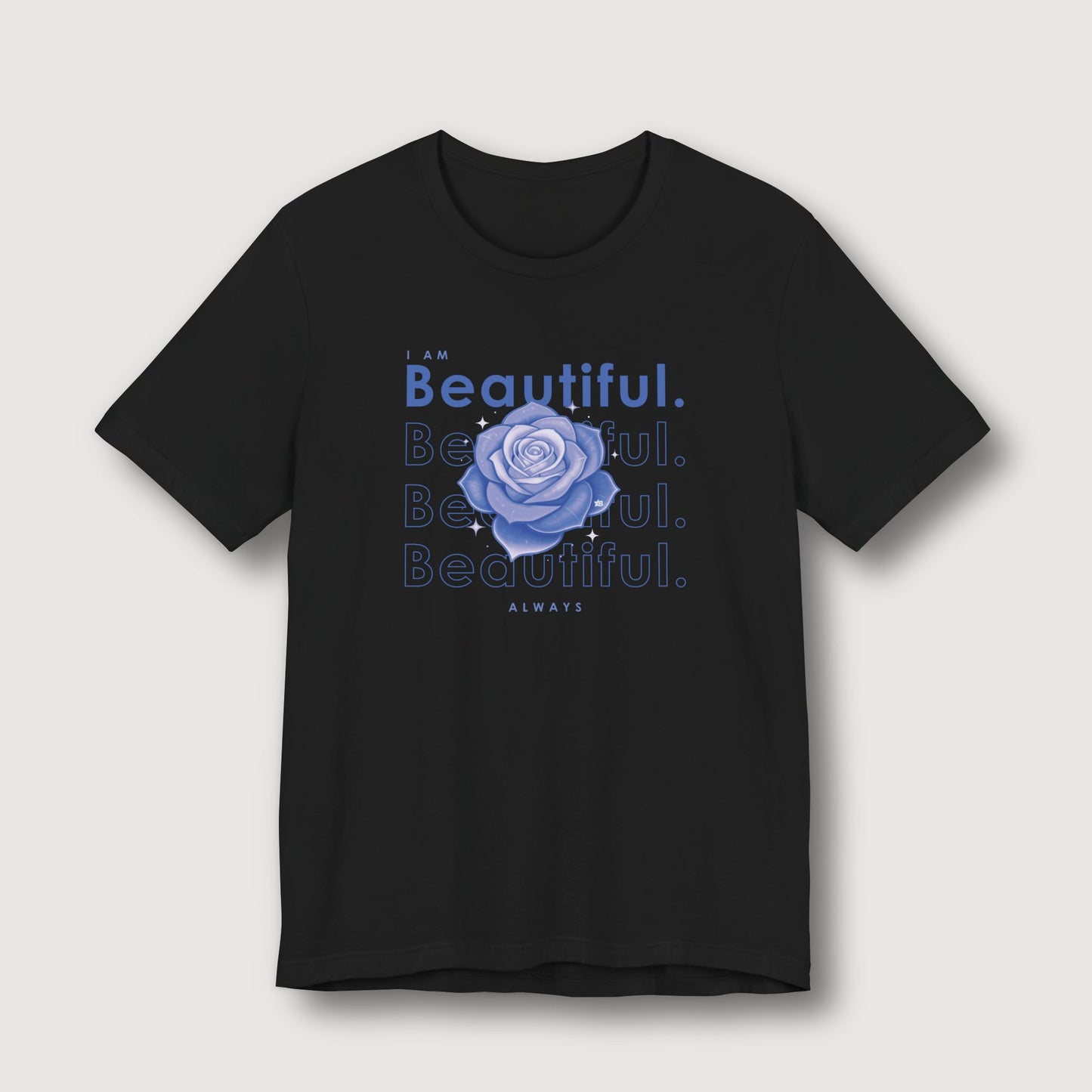 I am Beautiful - Lavender Blue Flower