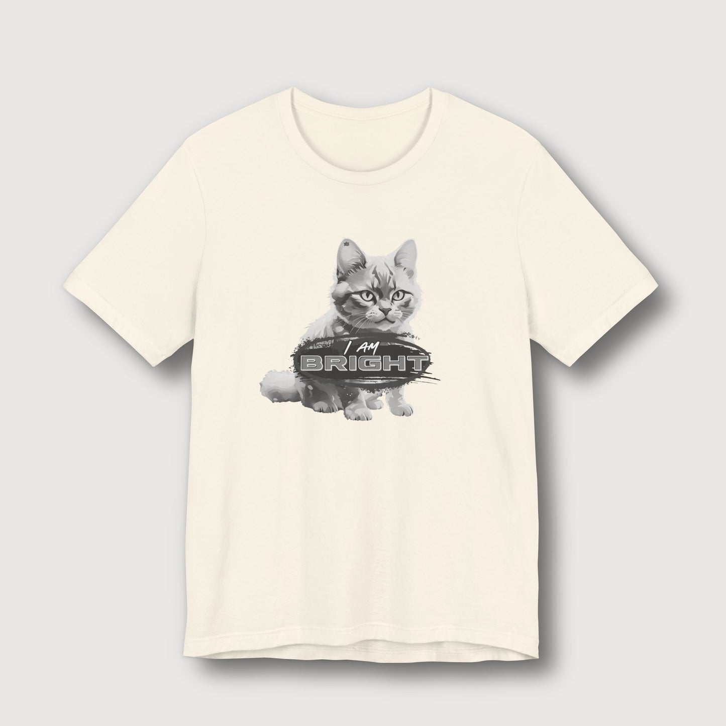 I am Bright - Gray Cat