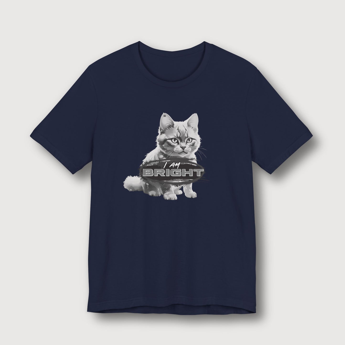 I am Bright - Gray Cat