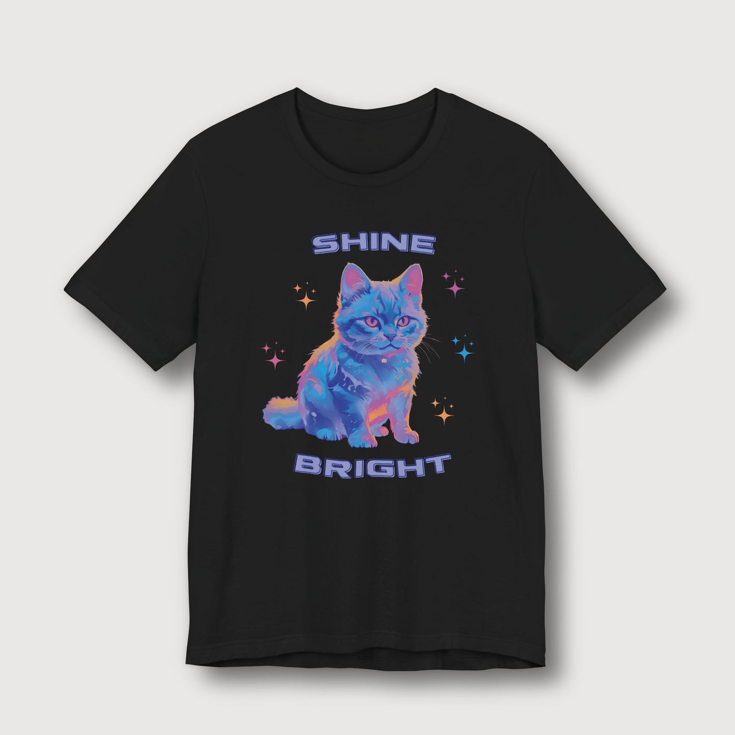 Shine Bright - Light Blue Cat