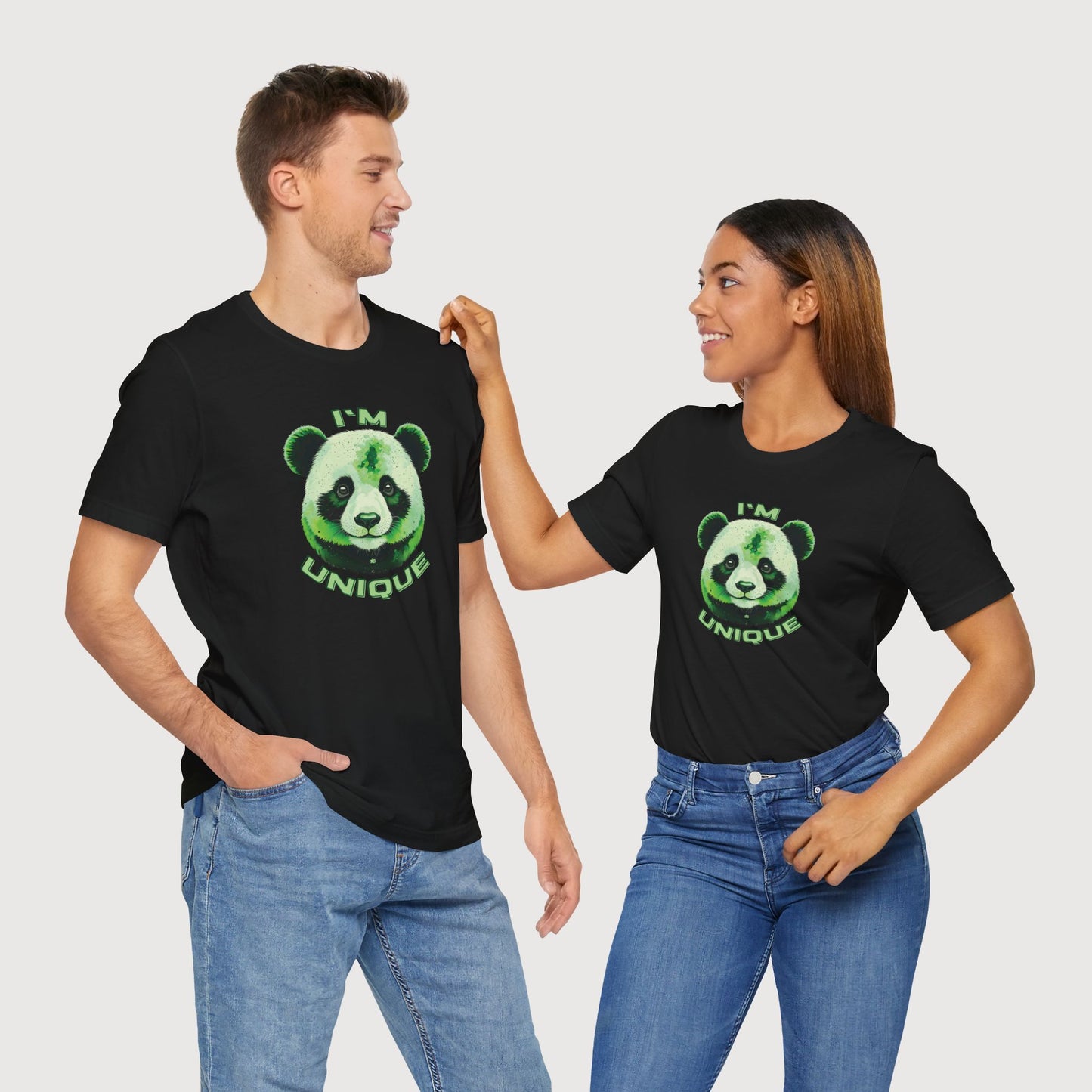 I'm Unique - Green Panda