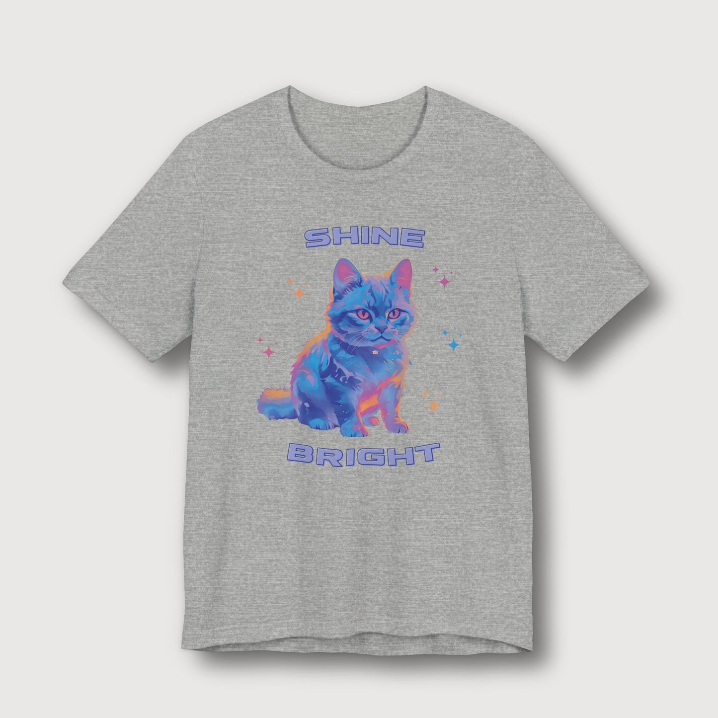 Shine Bright - Light Blue Cat