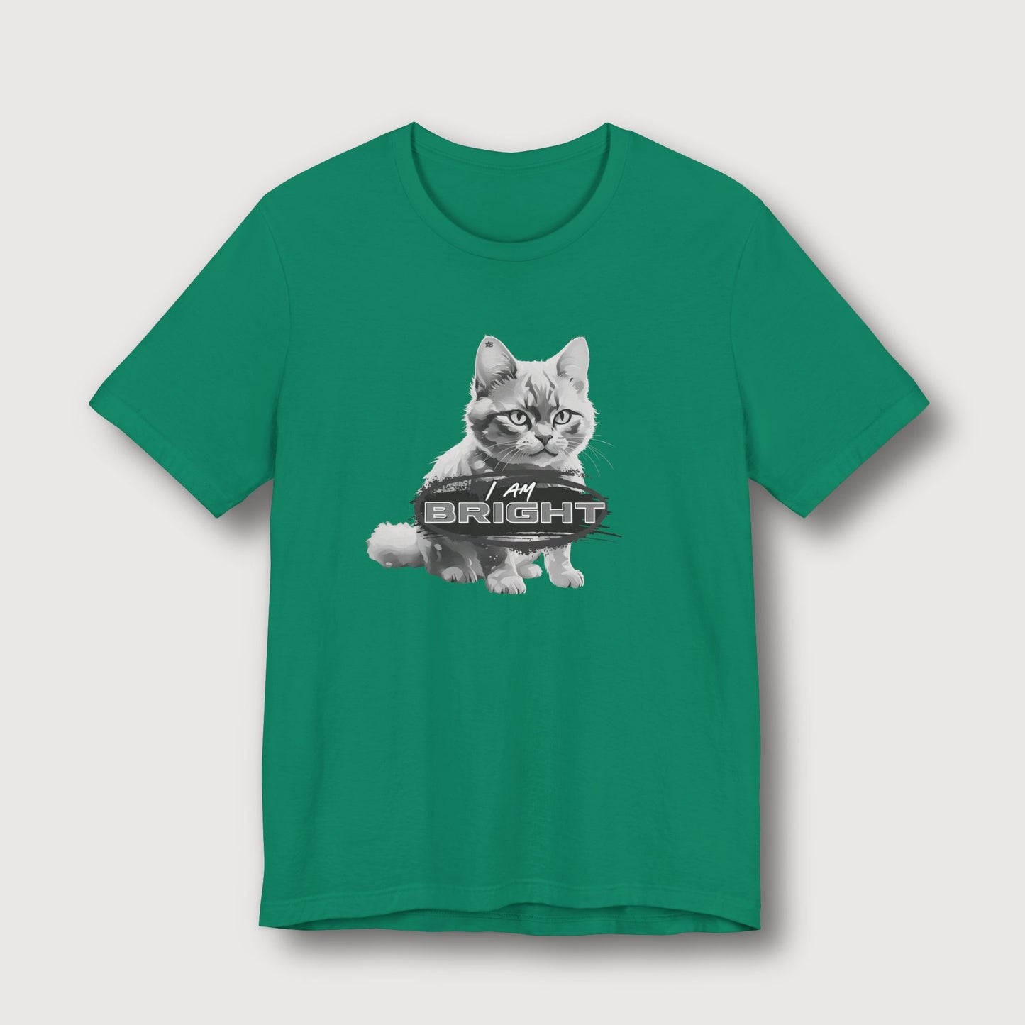 I am Bright - Gray Cat