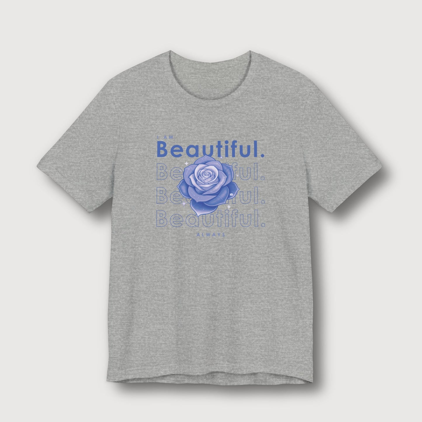 I am Beautiful - Lavender Blue Flower