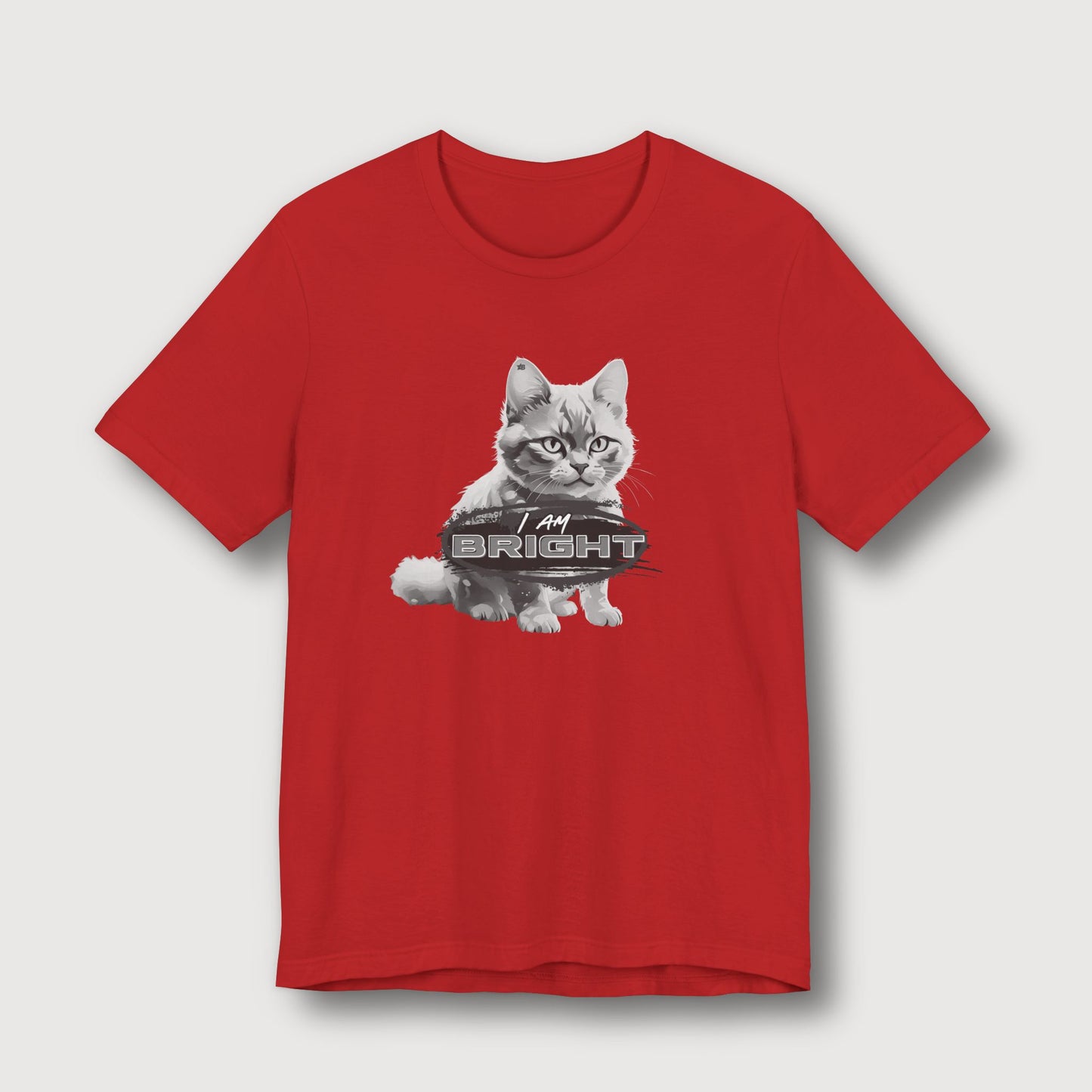 I am Bright - Gray Cat