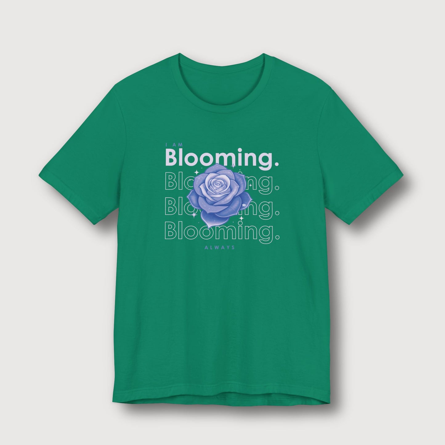 I am Blooming - Lavender Blue Flower