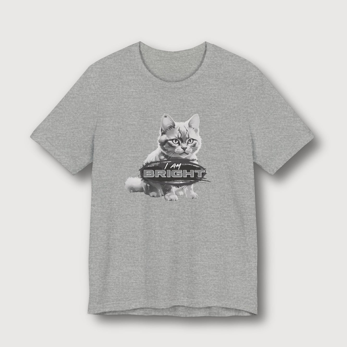 I am Bright - Gray Cat