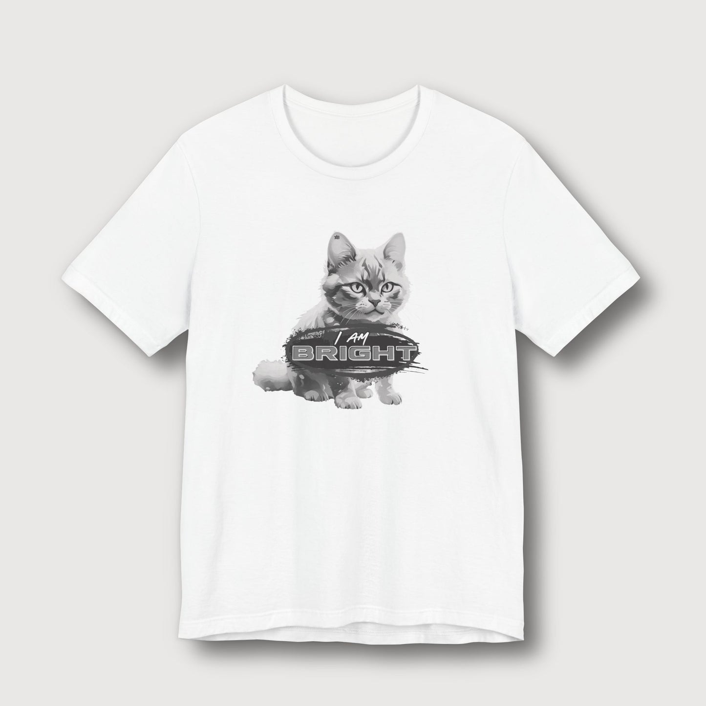I am Bright - Gray Cat