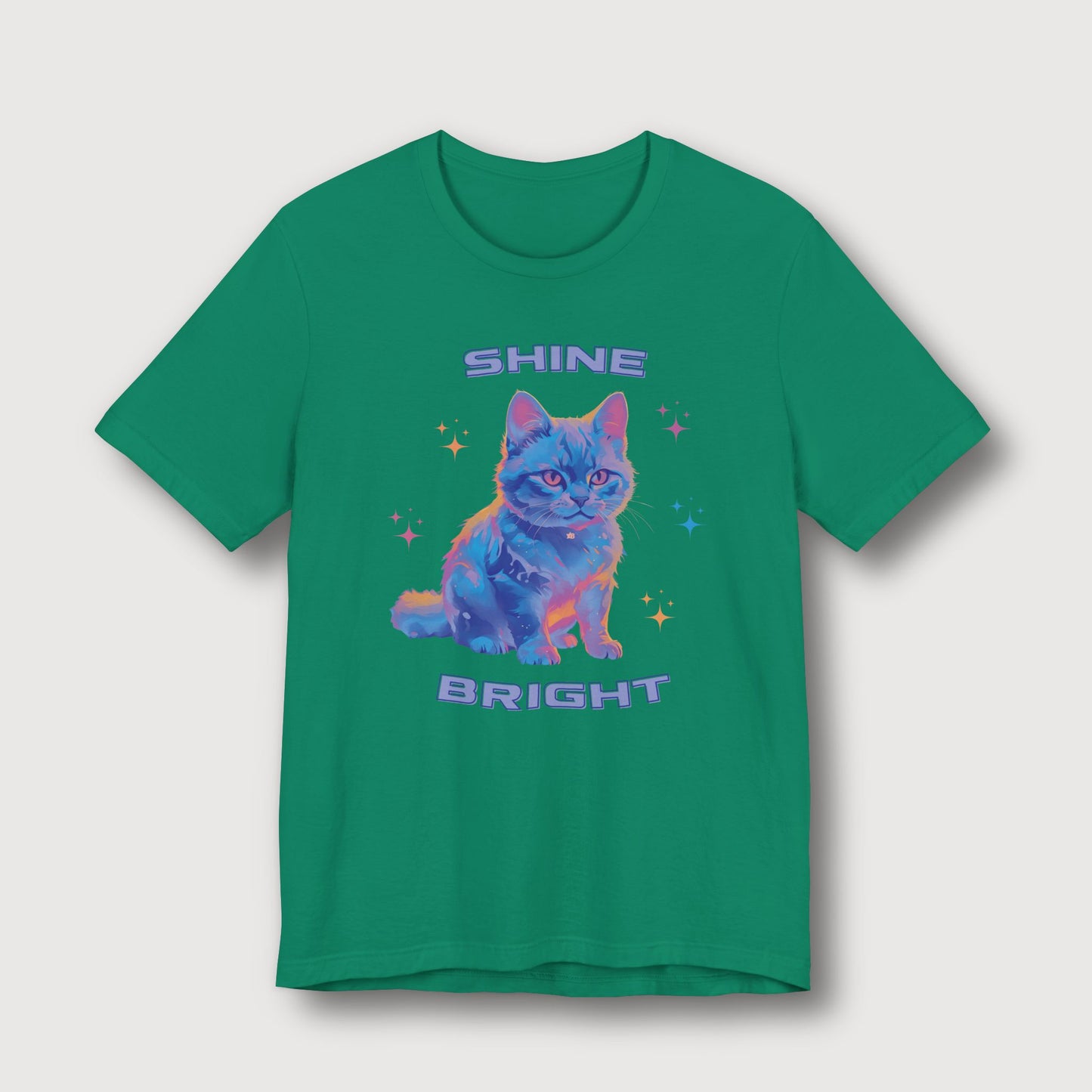 Shine Bright - Light Blue Cat