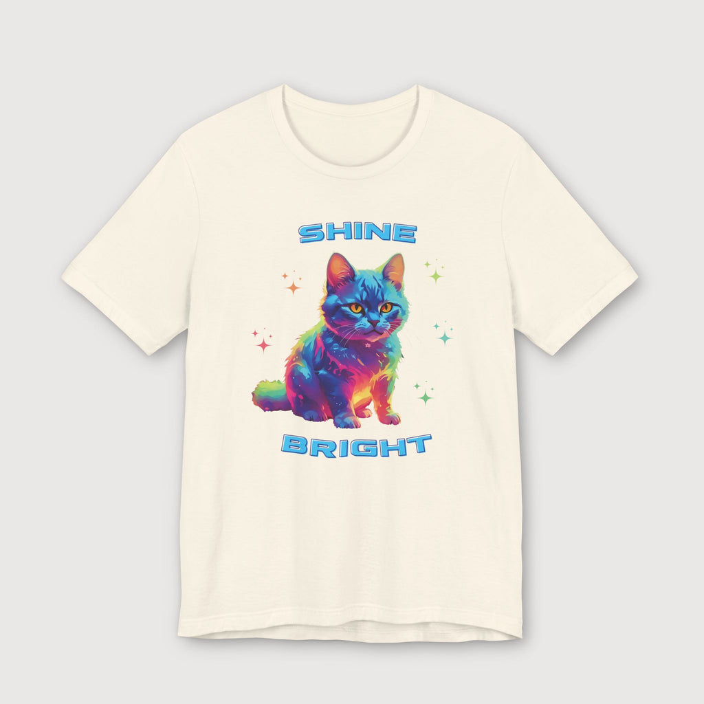 Shine Bright - Multicolored Cat - T-Shirt