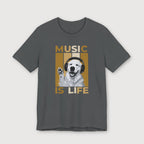 Music is Life - Dog - T-Shirt
