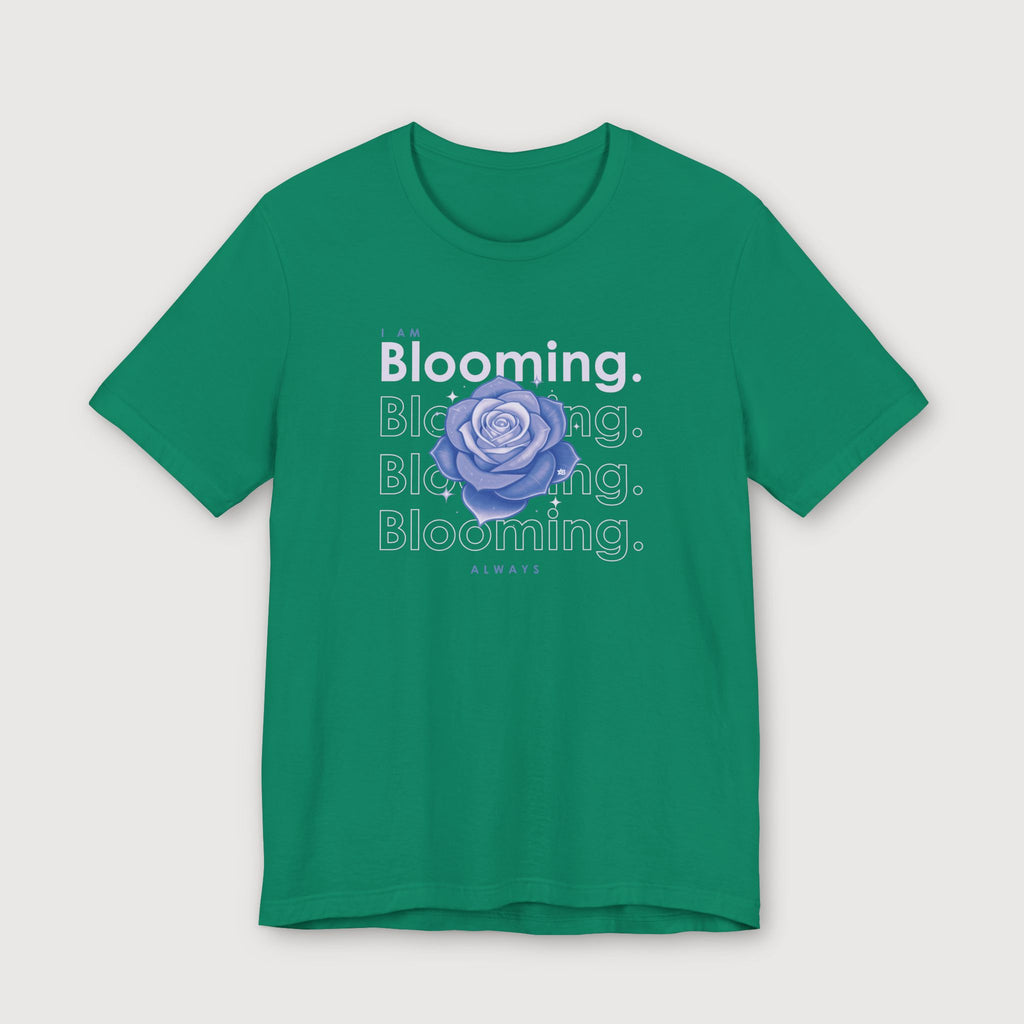I am Blooming - Lavender Blue Flower - T-Shirt