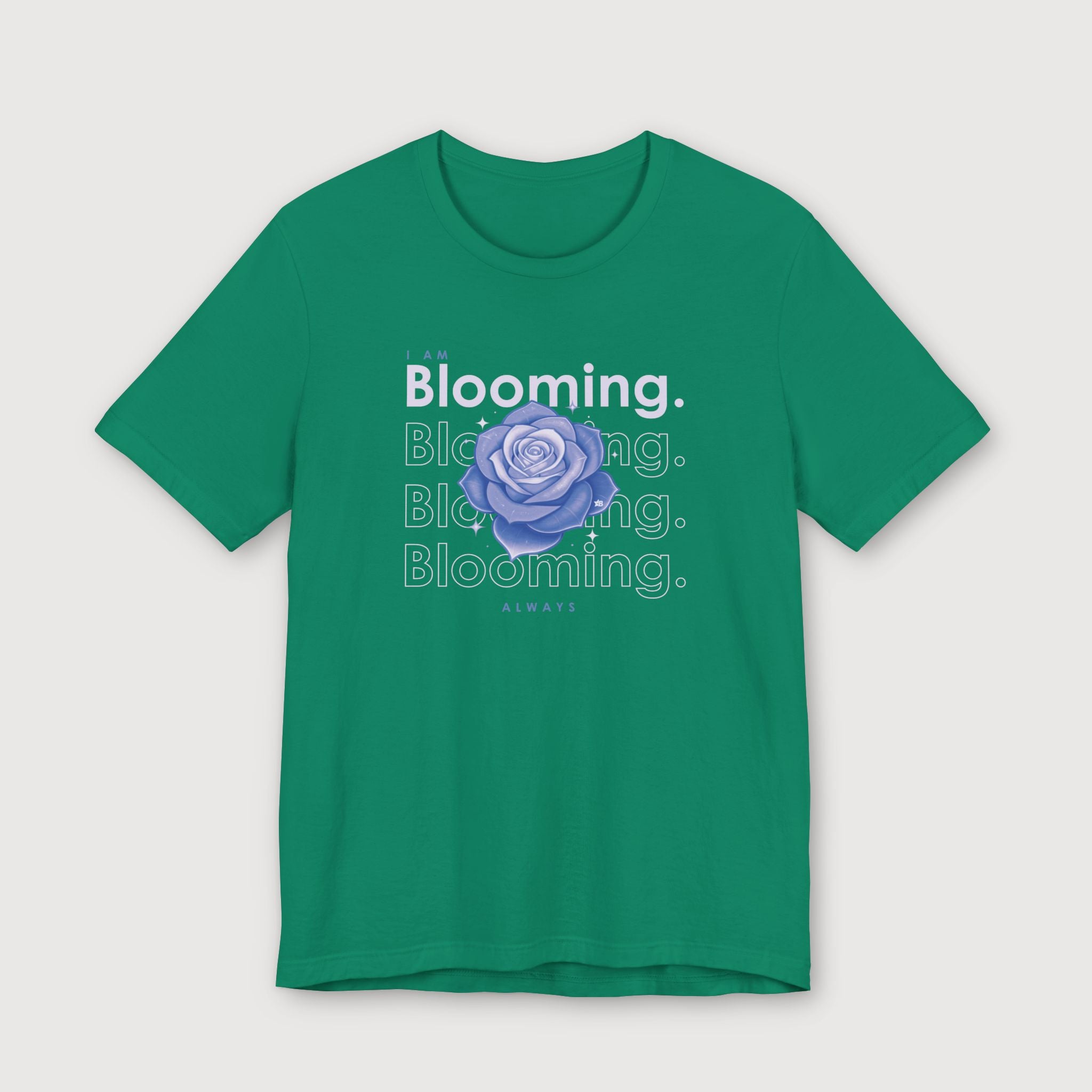 I am Blooming - Lavender Blue Flower - T-Shirt