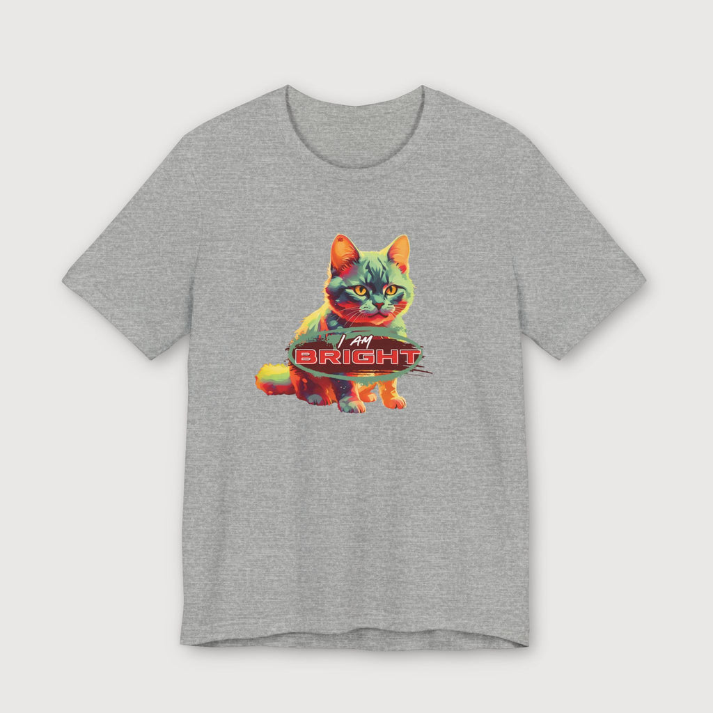 I am Bright -  Lava Glow Cat - T-Shirt