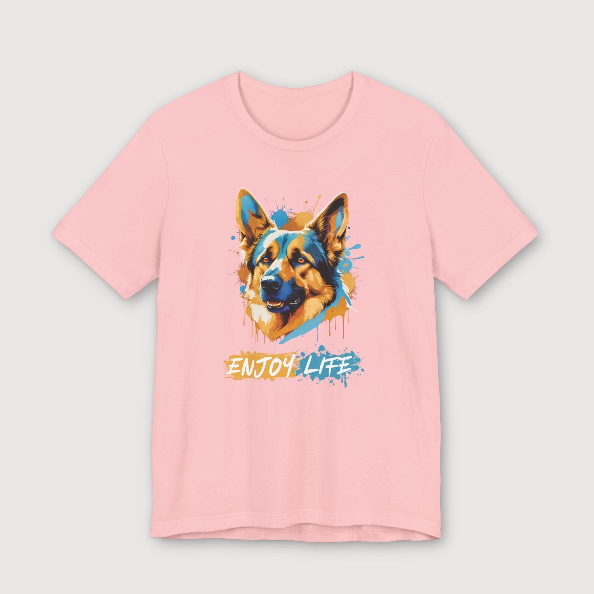 Enjoy Life - Blue Dog - T-Shirt