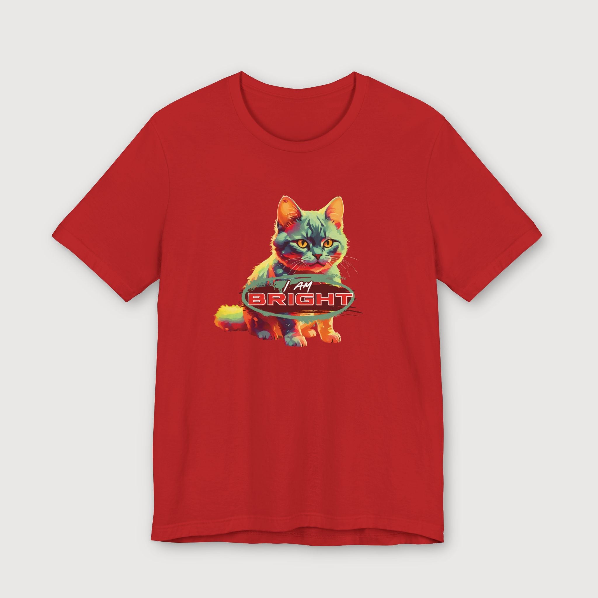 I am Bright -  Lava Glow Cat - T-Shirt