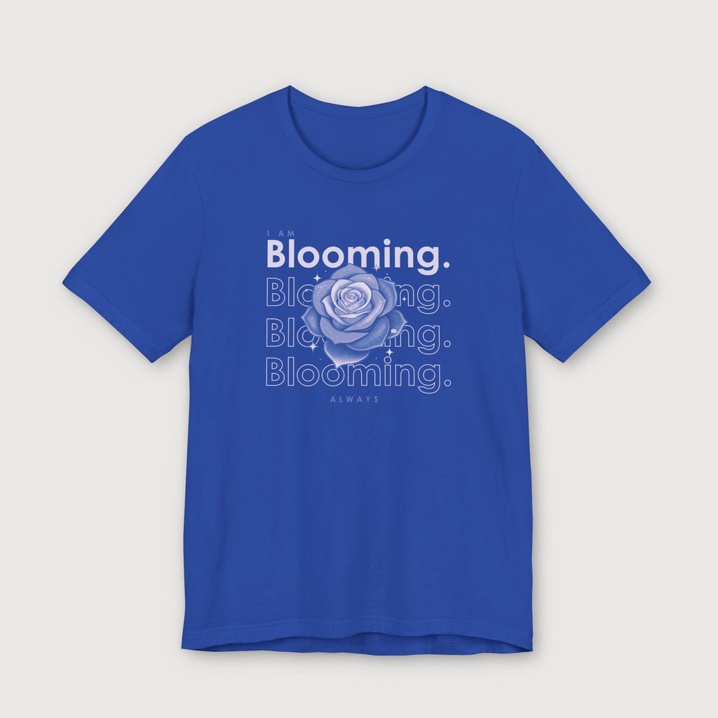 I am Blooming - Lavender Blue Flower - T-Shirt