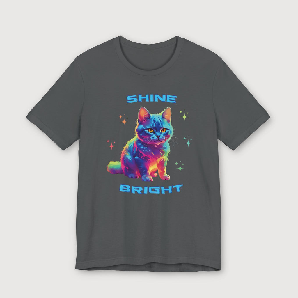 Shine Bright - Multicolored Cat - T-Shirt