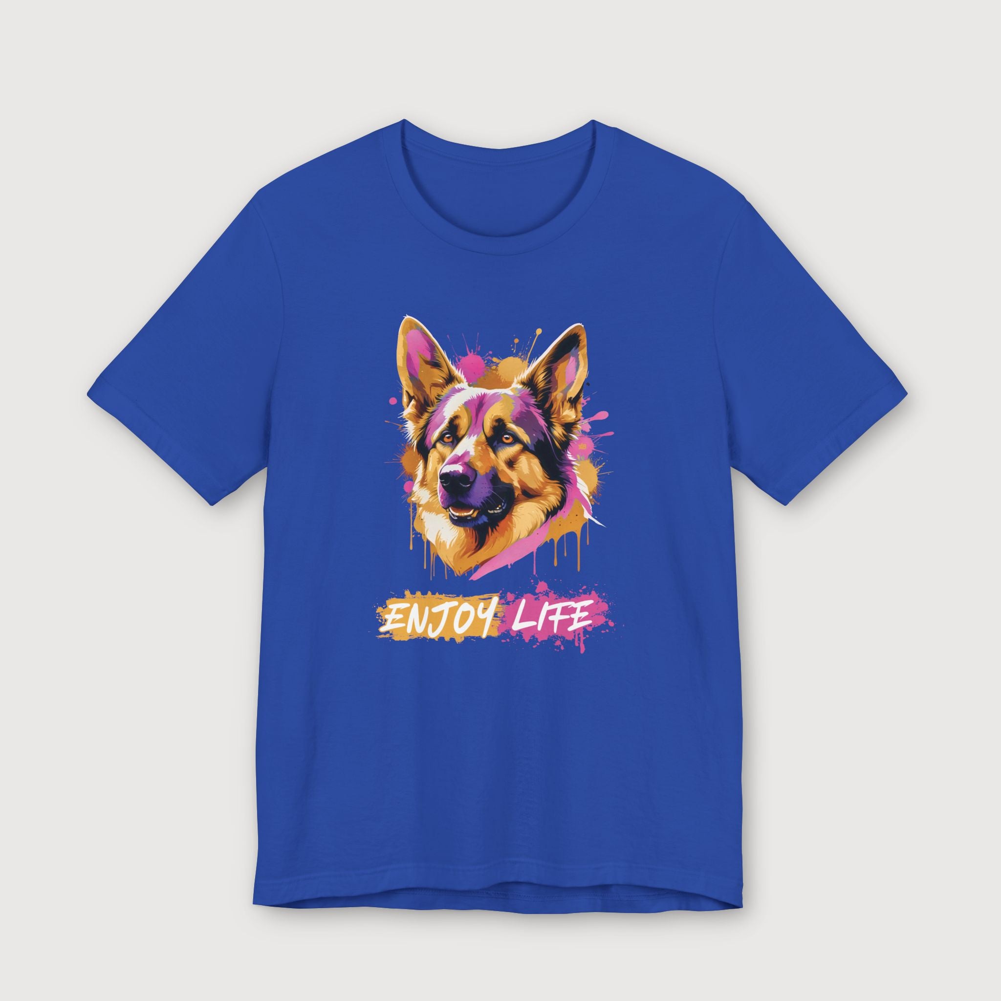 Enjoy Life - Pink Dog - T-Shirt