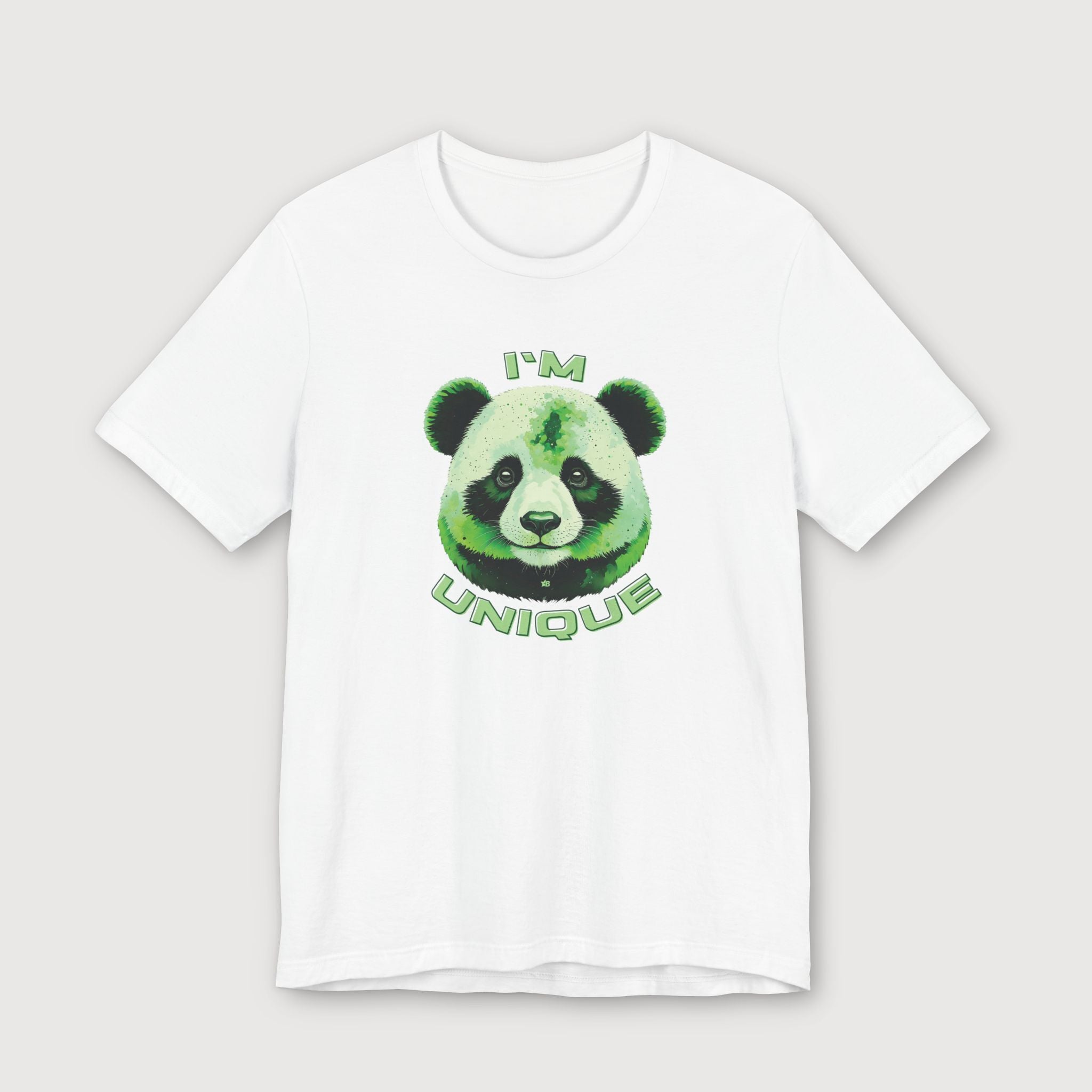 I'm Unique - Green Panda - T-Shirt