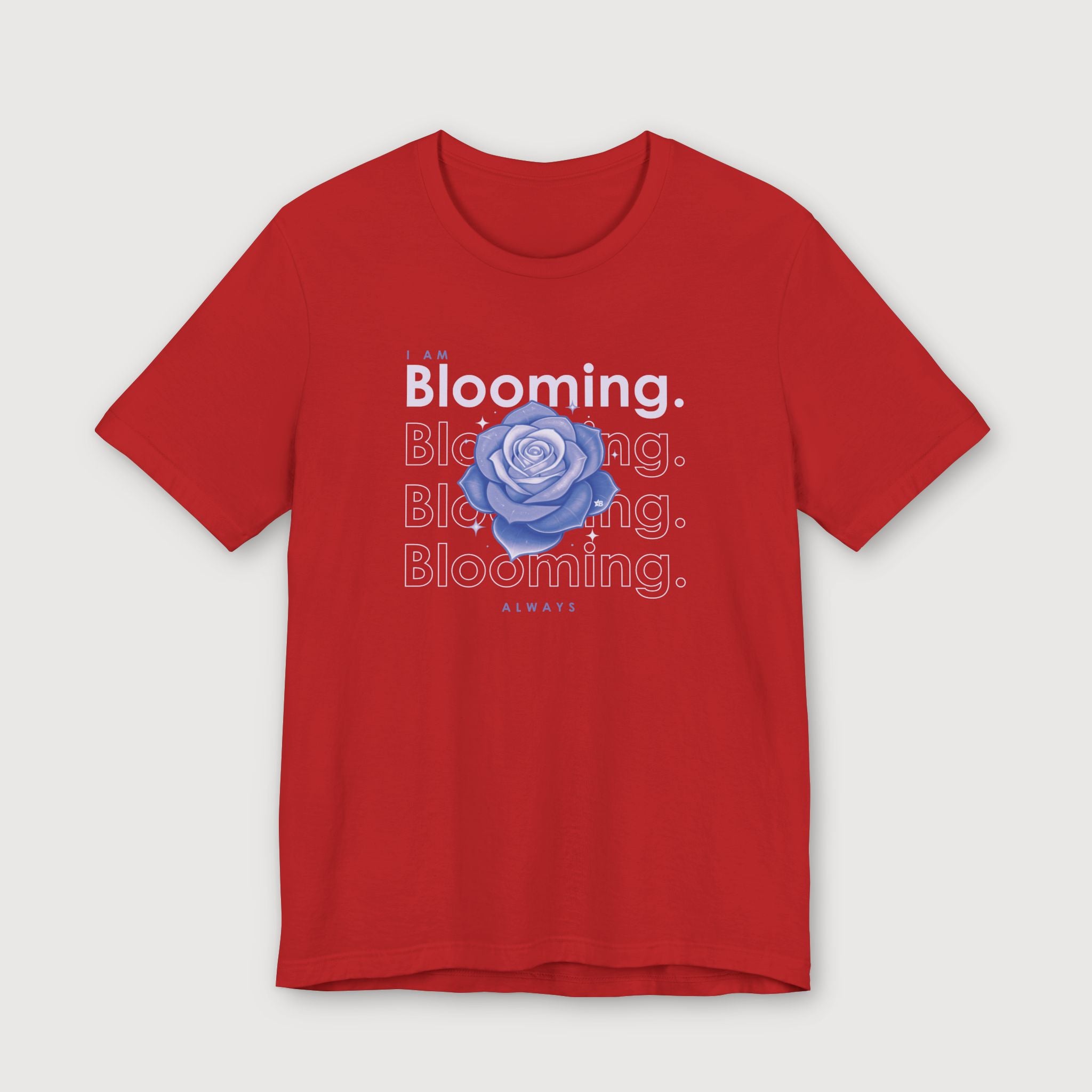 I am Blooming - Lavender Blue Flower - T-Shirt