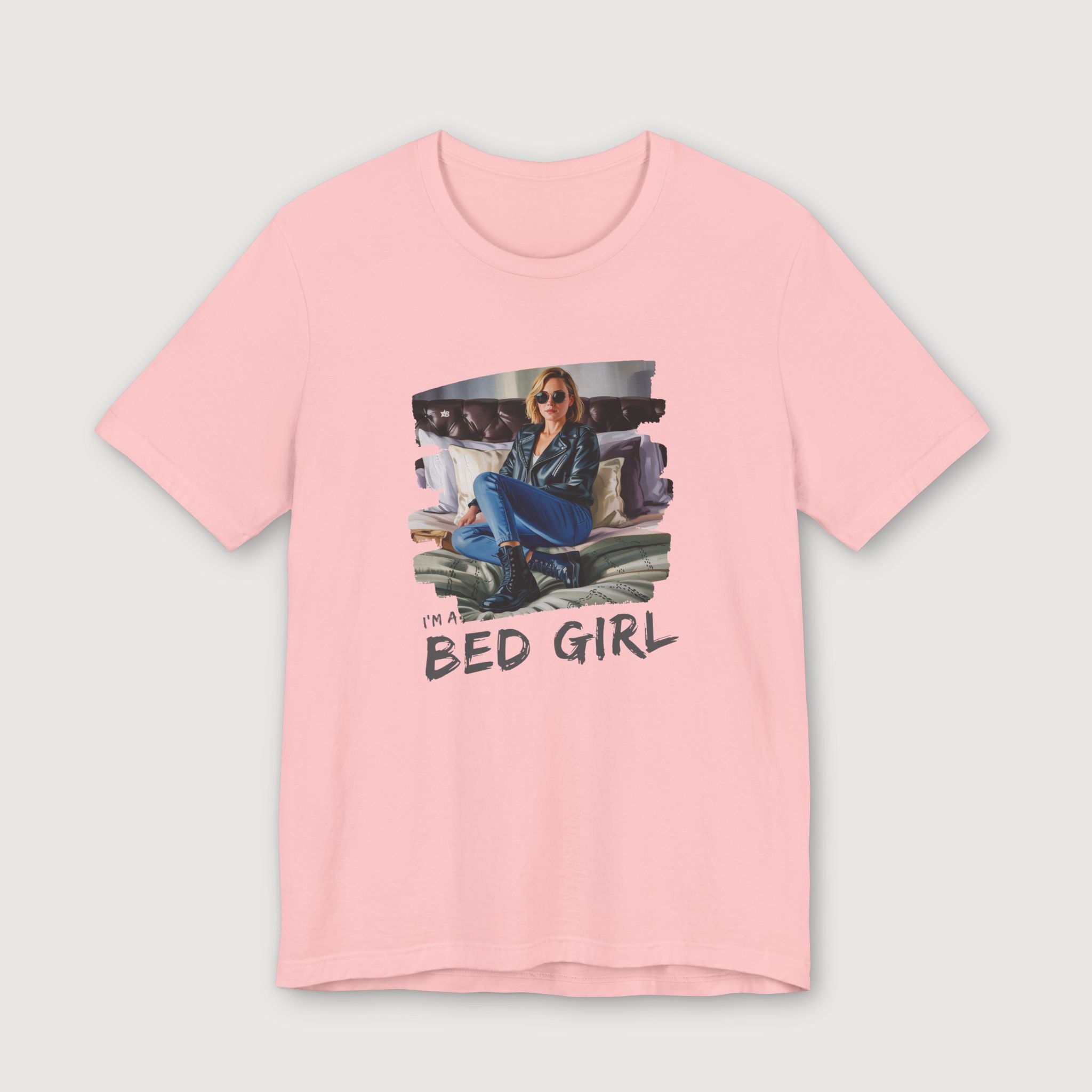 I'm a Bed Girl - Golden Flame - T-Shirt