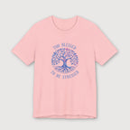 Too Blessed To Be Stressed - Light Blue Tree - T-Shirt