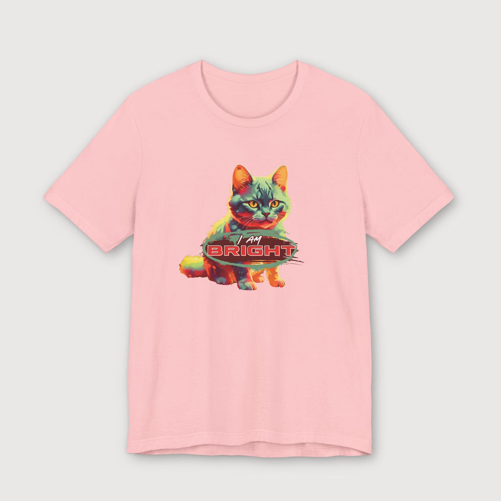 I am Bright -  Lava Glow Cat - T-Shirt