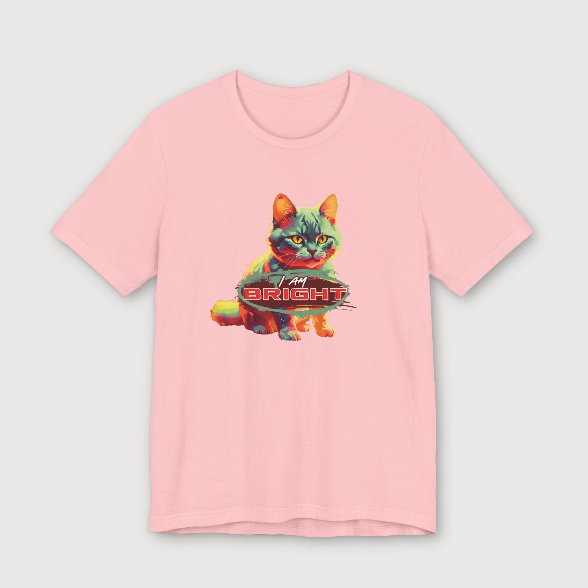 I am Bright -  Lava Glow Cat - T-Shirt