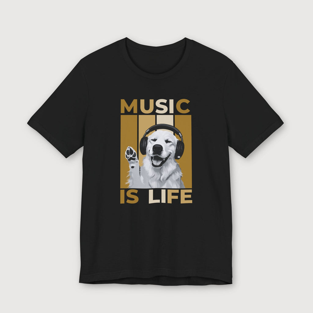 Music is Life - Dog - T-Shirt