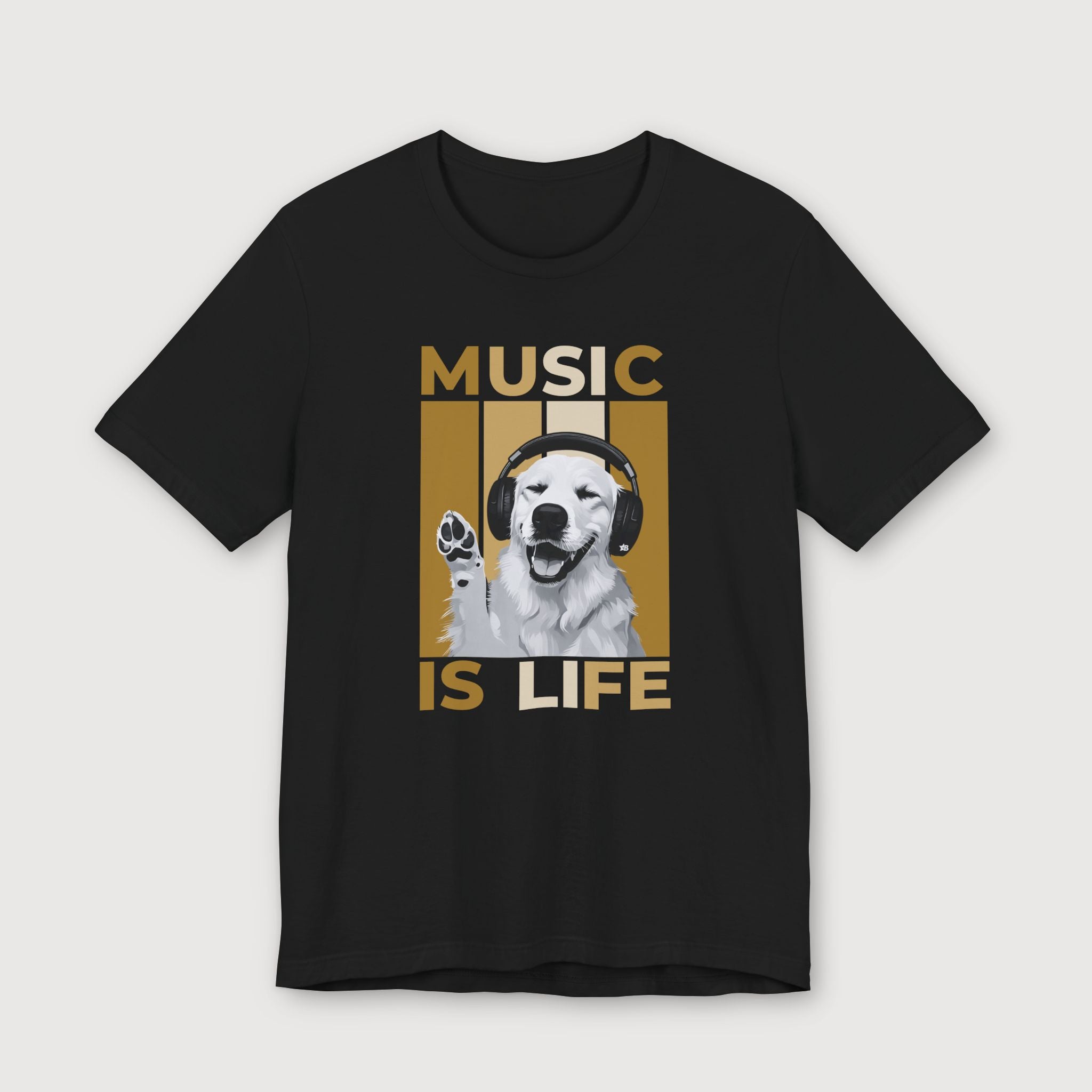 Music is Life - Dog - T-Shirt