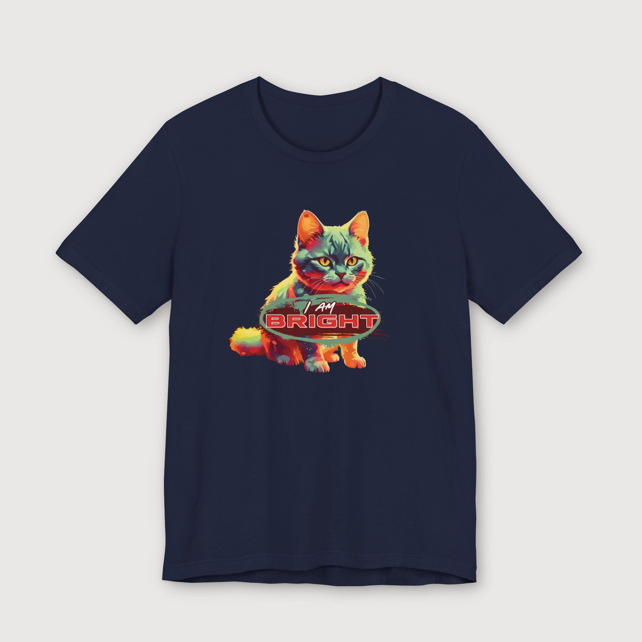 I am Bright -  Lava Glow Cat - T-Shirt