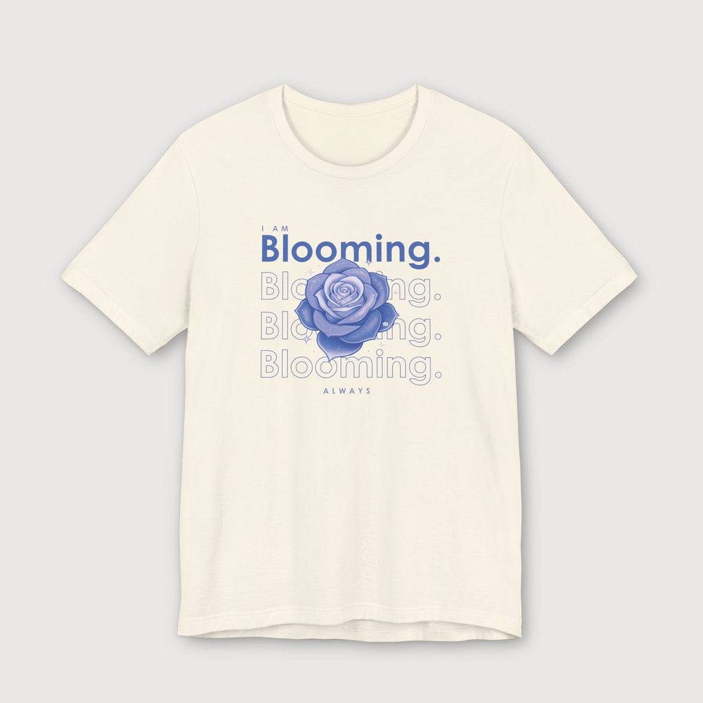 I am Blooming - Lavender Blue Flower - T-Shirt