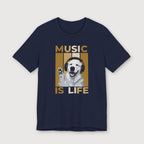 Music is Life - Dog - T-Shirt