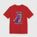 Shine Bright - Multicolored Cat - T-Shirt
