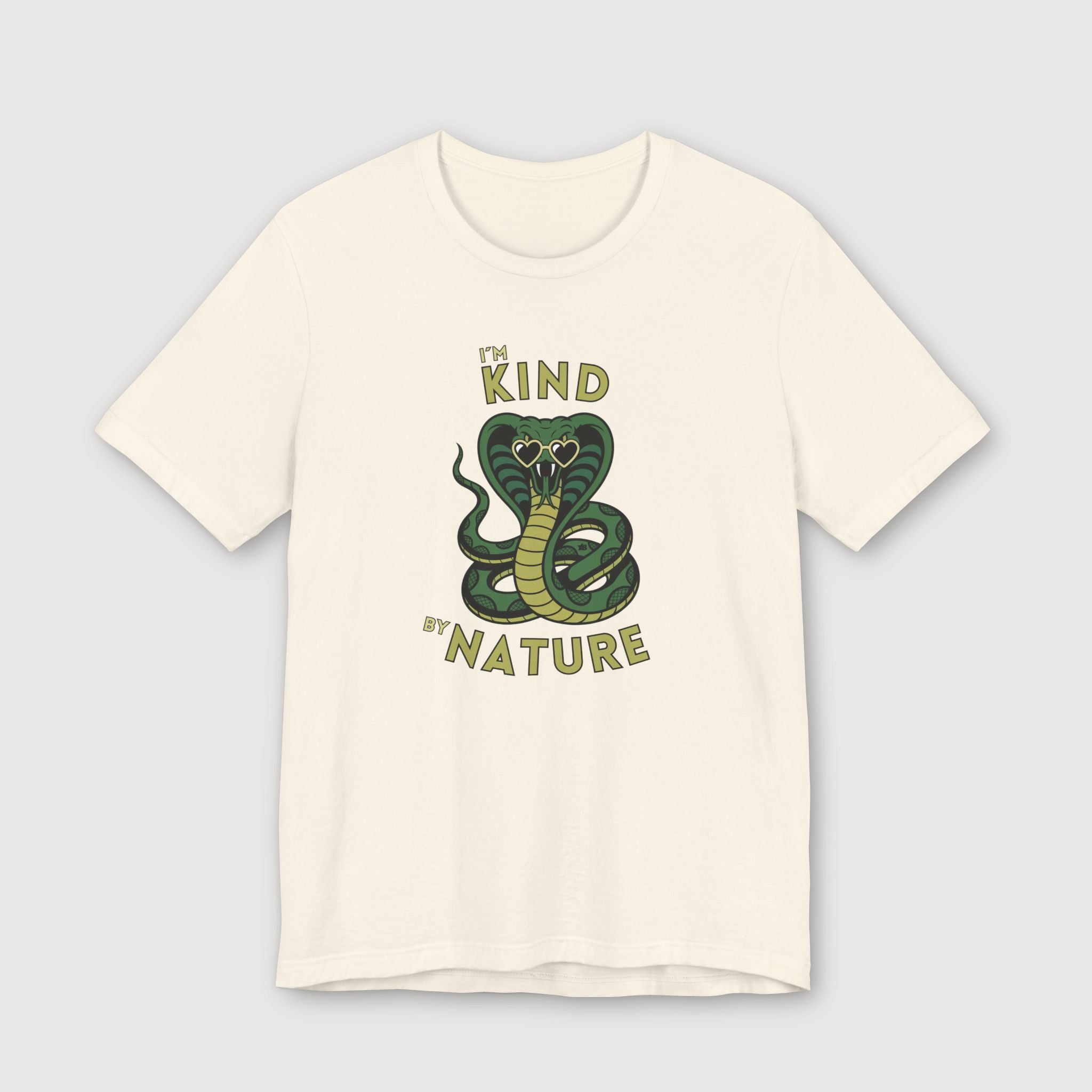 I'm Kind by Nature - Green Cobra - T-Shirt