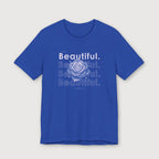 I am Beautiful - Lavender Blue Flower - T-Shirt