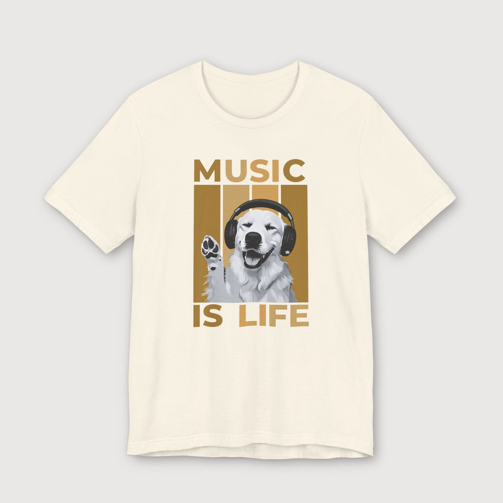 Music is Life - Dog - T-Shirt